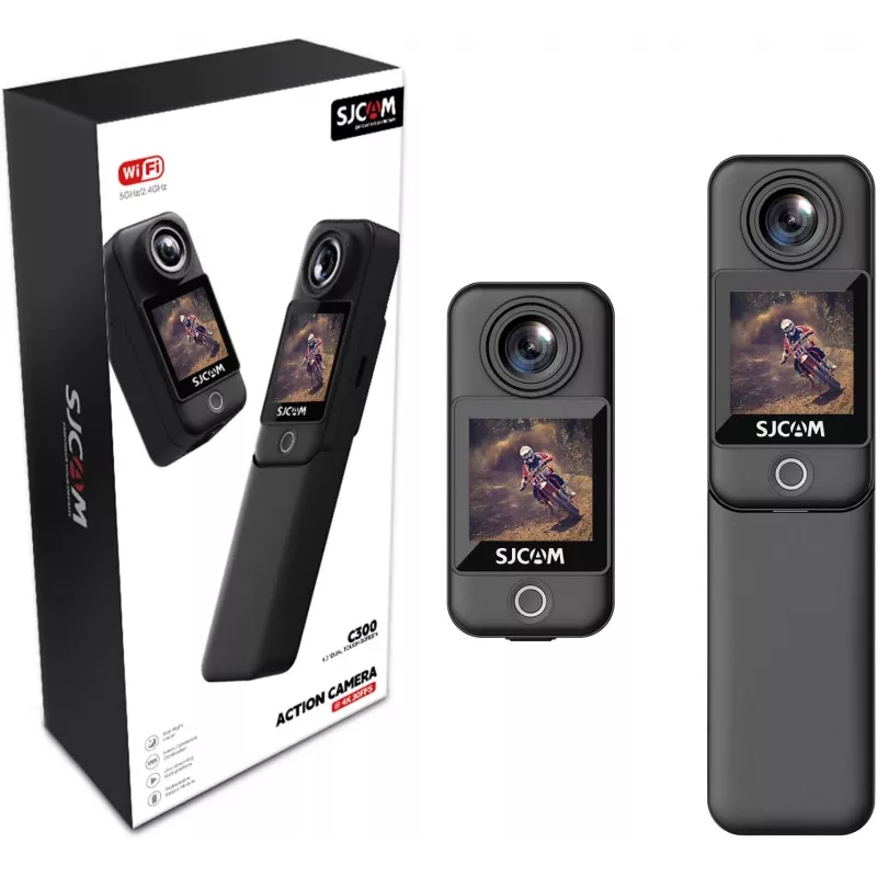 Action-Kamera SJCam C300 4K 30fps, kompaktes wasserdichtes Design