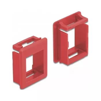 Montageset DELOCK 86762, rotes Kunststoff, Modell 86762, Kunststoffmaterial