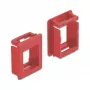 Montageset DELOCK 86762, rotes Kunststoff, Modell 86762, Kunststoffmaterial