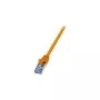 Logilink PrimeLine - Patchkabel - RJ-45 (M) - RJ-45 (M) - 1,5 m - SFTP, PiMF - CAT 6a - Gecrimpt, glatt, halogenfrei - orange (CQ3048S)