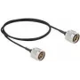 Antennenkabel N-Stecker auf N-Stecker LMR/CFD100 1 m DeLOCK