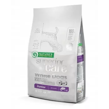 Trockenfutter für Hunde nature’s protection Superior Care White Dogs Grain Free Junior Lachs 1,5 kg — Junior, 26 % Protein, 15 % Fett