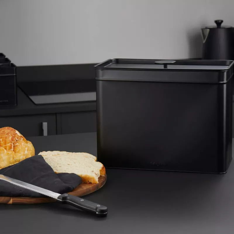 Brotkasten Salter BW124581EU7 Kuro-Stahldesign – Aufbewahrung aus Edelstahl für Brot und Backwaren