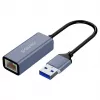 Netzwerkschnittstellenadapter SAVIO AK-83 USB Typ-A auf RJ-45 Stecker, 5 Gbit/s, schwarz