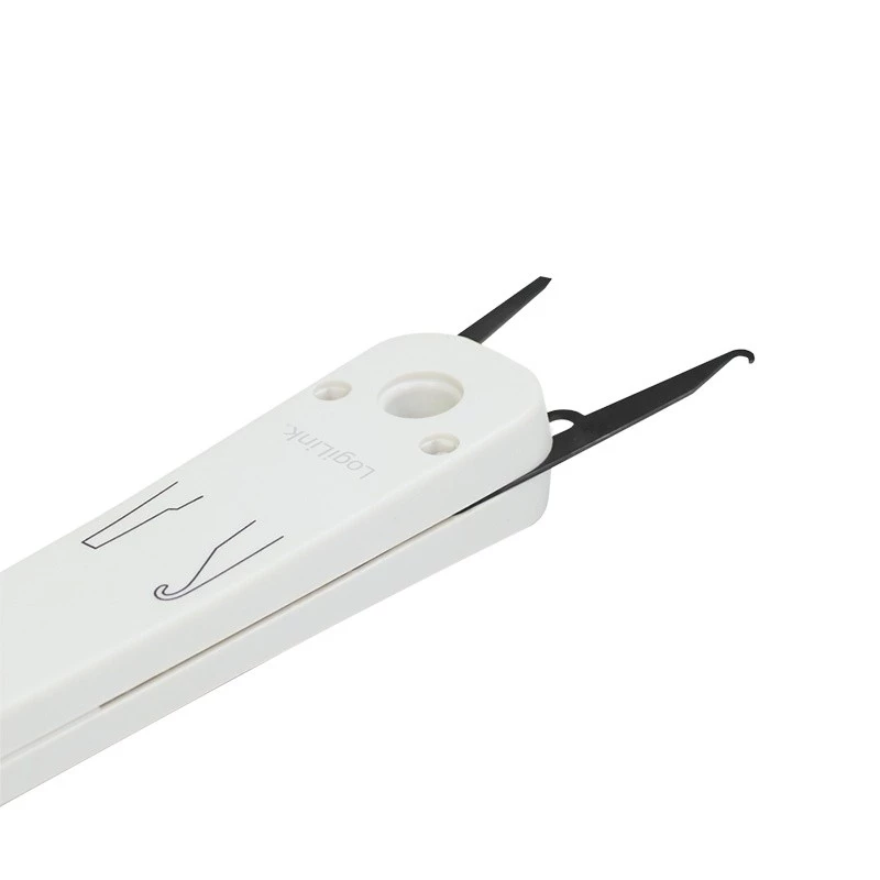 Kabel-Crimpzange LOGILINK WZ0001A für RJ45/RJ11, integrierter Schneider und Abisolierer, weiß
