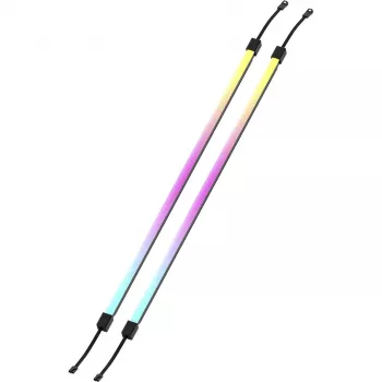 LED-Streifen CORSAIR LS350 Aurora, mehrfarbige Beleuchtung, 350 mm Länge, 10 mm Breite, 2 Stück