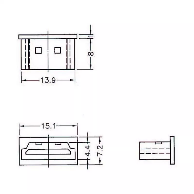 Buchsen-Schutzkappe HDMI A DeLOCK 64030