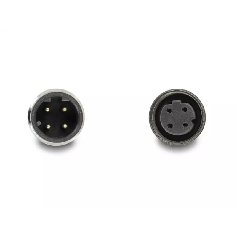 Netzwerkkabel DeLOCK M12 Kabel D-codiert 4-polig Stecker auf Buchse PUR (TPU) 1 m