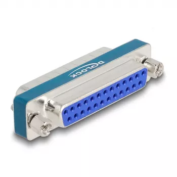DeLOCK RF/EMI-Entstörfilter D-Sub 25-polig Stecker auf Buchse Tiefpass induktiv