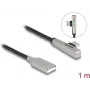 DeLOCK USB 2.0 Kabel Typ-A Stecker auf Typ-C Stecker abgewinkelt 60W 1m