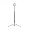 Selfie-Stick FIXED FIXSN-M-WH — faltbare Aluminiumstange mit Bluetooth, maximale Länge 72 cm, weiß