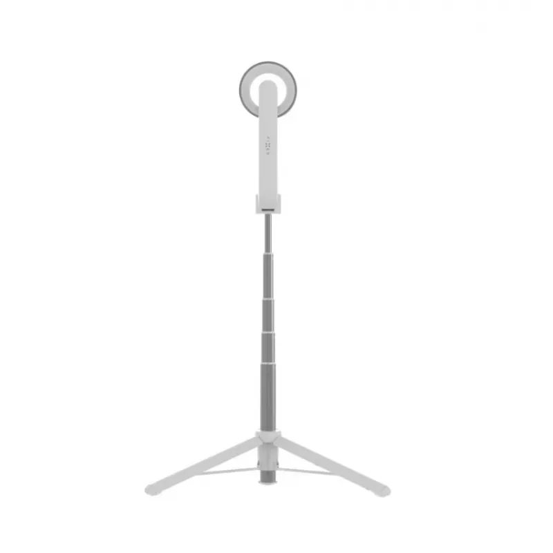 Selfie-Stick FIXED FIXSN-M-WH — faltbare Aluminiumstange mit Bluetooth, maximale Länge 72 cm, weiß