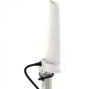 Omnidirektionale 4 dBi 5G/LTE Antenne Poynting A-OMNI-0280-02-V1 SMA (Stecker) 2 m Kabel, Mast-/Wandmontage, weiß