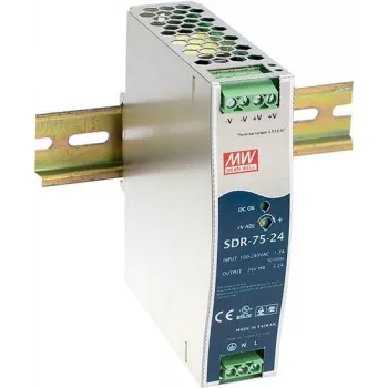 Netzteil MEAN WELL SDR-75-24 77W Metallic