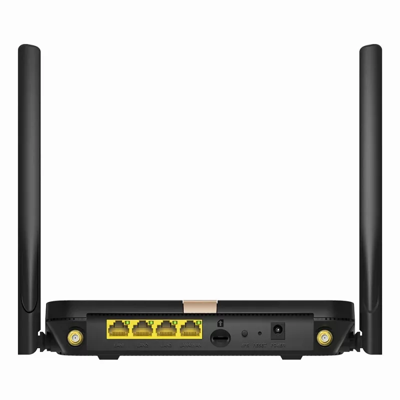 Cudy LT500D Wireless Router Fast Ethernet Dual-Band (2,4 GHz / 5 GHz) 4G Schwarz