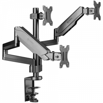 Monitor-Tischhalterung ONKRON G280-B für 33–81,3 cm (13 Zoll–32 Zoll) Bildschirme, Klemme/Tischdurchführung, bis 24 kg, VESA 75x75–100x100
