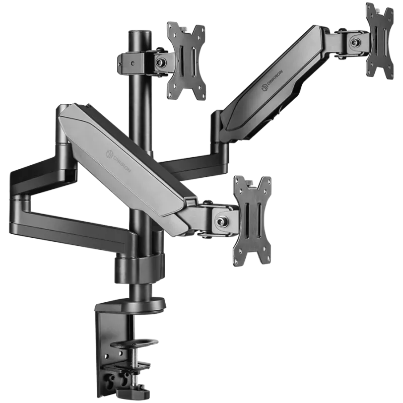 Monitor-Tischhalterung ONKRON G280-B für 33–81,3 cm (13 Zoll–32 Zoll) Bildschirme, Klemme/Tischdurchführung, bis 24 kg, VESA 75x75–100x100