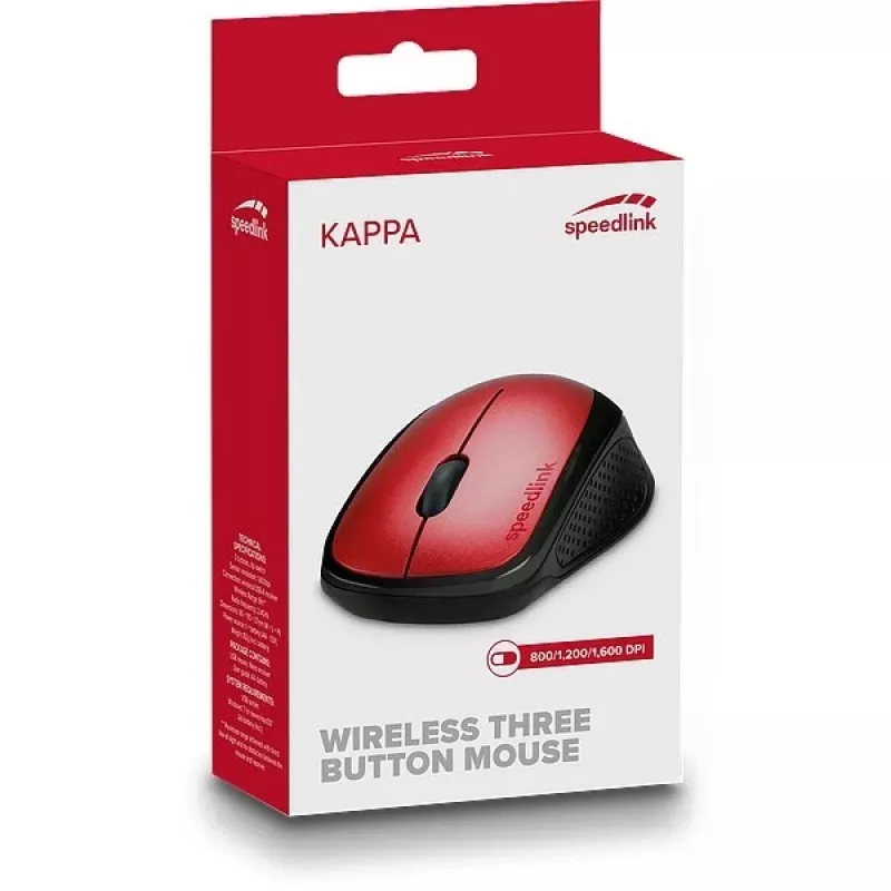 Maus SPEEDLINK Kappa Office Rechtshänder RF Wireless