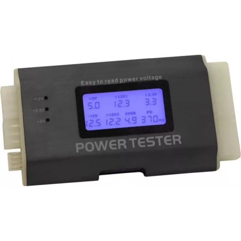Netzteil-Tester DeLOCK 18159 Schwarz/Weiß