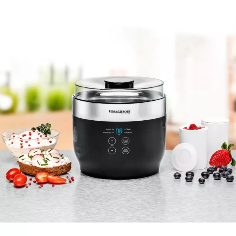 Rommelsbacher JG 80 Joghurtbereiter 1,2 l Quark - Joghurt 20 W (JG80)