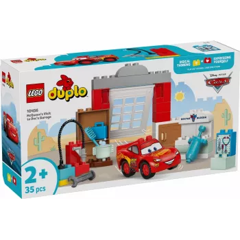 Konstruktionsspielzeug LEGO DUPLO 10456 Disney McQueens Besuch in Docs Werkstatt — 35 Teile, für Kinder ab 2 Jahren, große Bausteine