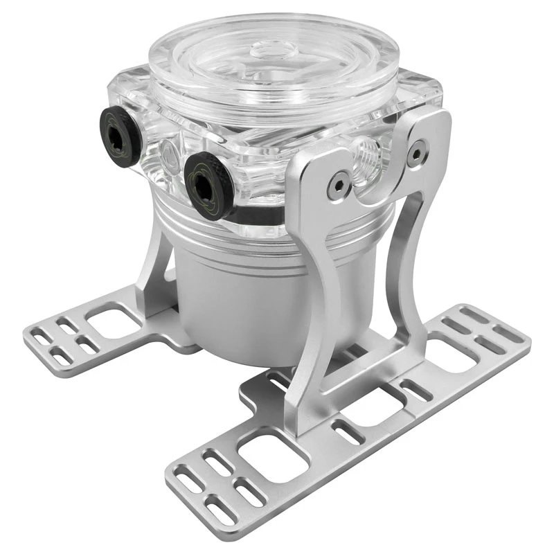 Singularity Computers Protium Vertical Mount für Pumpen und Reservoirs – Silber