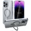 StyleShell SHOCKFlex mit Standfunktion, Handyhülle transparent, iPhone 16 Pro Max, kompatibel mit MagSafe