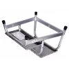 Trittstufe Krause 805027, Aluminium 2 Stufen, max. Belastung 150 kg, 680 mm Länge, 41 cm Höhe