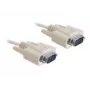 Serielles Kabel DeLOCK RS-232 2m Beige DB-9