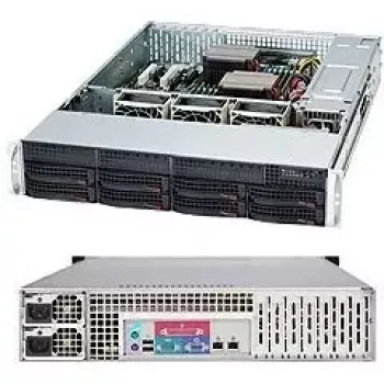 Supermicro SuperChassis 825TQC-R1K03LPB Rack Schwarz 1000 W
