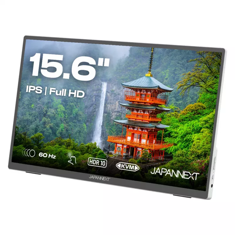 JAPANNEXT JN-MD-I156FHDR-T Computerbildschirm 39,6 cm (15,6 Zoll) 1920 x 1080 Pixel Full HD LED Touchscreen Grau