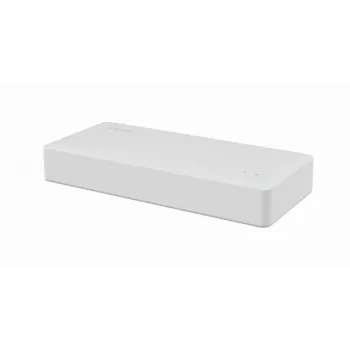 Unmanaged Switch GEMBIRD NSW-G8-01 – 8× Gigabit Ethernet (10/100/1000), Weiß, DC 5V