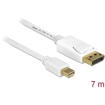 DisplayPort-Kabel DeLOCK 83485 Mini DisplayPort 7 m Weiß