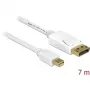 DisplayPort-Kabel DeLOCK 83485 Mini DisplayPort 7 m Weiß