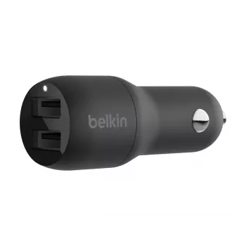 Dual-USB-A-Autoladegerät 12W x2 Schwarz