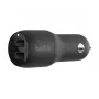 Dual-USB-A-Autoladegerät 12W x2 Schwarz