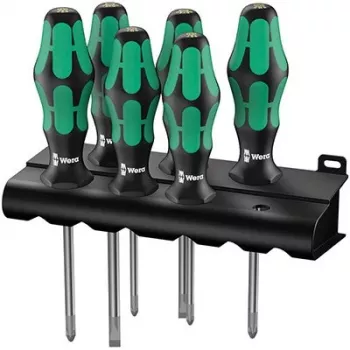 Wera 335/350/355/6 Kraftform Plus Set Standard-Schraubendreher Wera 335/350/355/6 Kraftform Plus