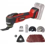 Multi-tool EINHELL TP-MG 18 Li BL Solo — 18V Li‑Ion, Schleifen, Schmirgeln, Sägen, 1,08 kg, schwarz/rot