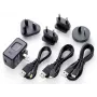 Netzteil Tascam PS-P520U, Innenbereich universell 100–240V auf 5V 2A, koaxial/Micro-USB/USB-C, schwarz