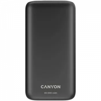 Canyon Powerbank PB-301 30000 mAh PD/QC/Display schwarz Retail