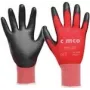 Werkstatthandschuhe Cimco 141238 Schwarz Rot XL