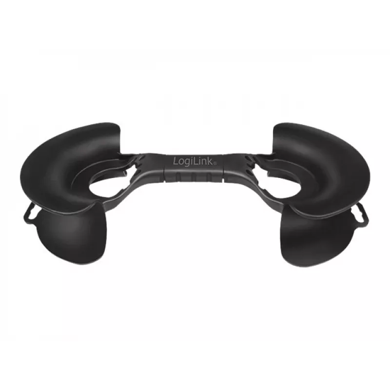 Kabel-Organizer LogiLink KAB0068 Universal Schwarz Polypropylen 1 Stück