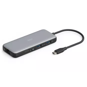 USB-C-Dockingstation Digitus DA-70915 8-fach 100W Power Delivery