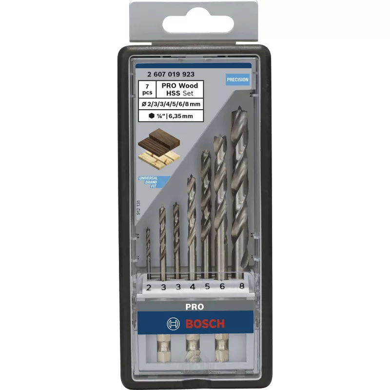 Brad Point Drill Bit Set Bosch 2607019923