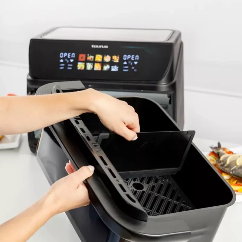 Fettfreier Fritteuse mit langem Korb und Grill Taurus 973004000