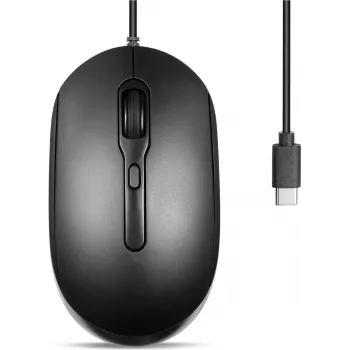 Perixx PERIMICE-222CB Maus optisch Leise USB-C schwarz - Maus - optisch (PERIMICE-222CB)