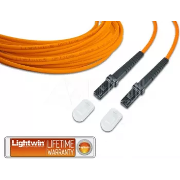 Lightwin Hochwertiges Duplex LWL Patchkabel, MM OM2, MTRJ - MTRJ LWL Patchkabel (LDP-50 MTRJ-MTRJ 2.0)