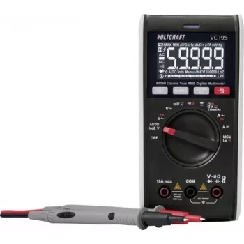 Voltcraft VC195 Hand-Multimeter digital CAT III 600 V Anzeige Zählschritte 60000 (VC-17059815)