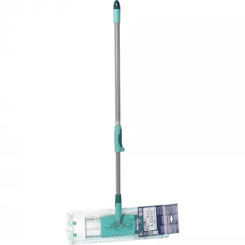 Mop Leifheit 55049 Mikrofaser-Mopp für Laminat, Fliesen und Holz, grau/türkis