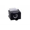 Keystone-Modul A-LAN MKB-U6-1 — RJ45 U/UTP Cat6, 22/26 AWG, schwarz/weißes ABS-Gehäuse